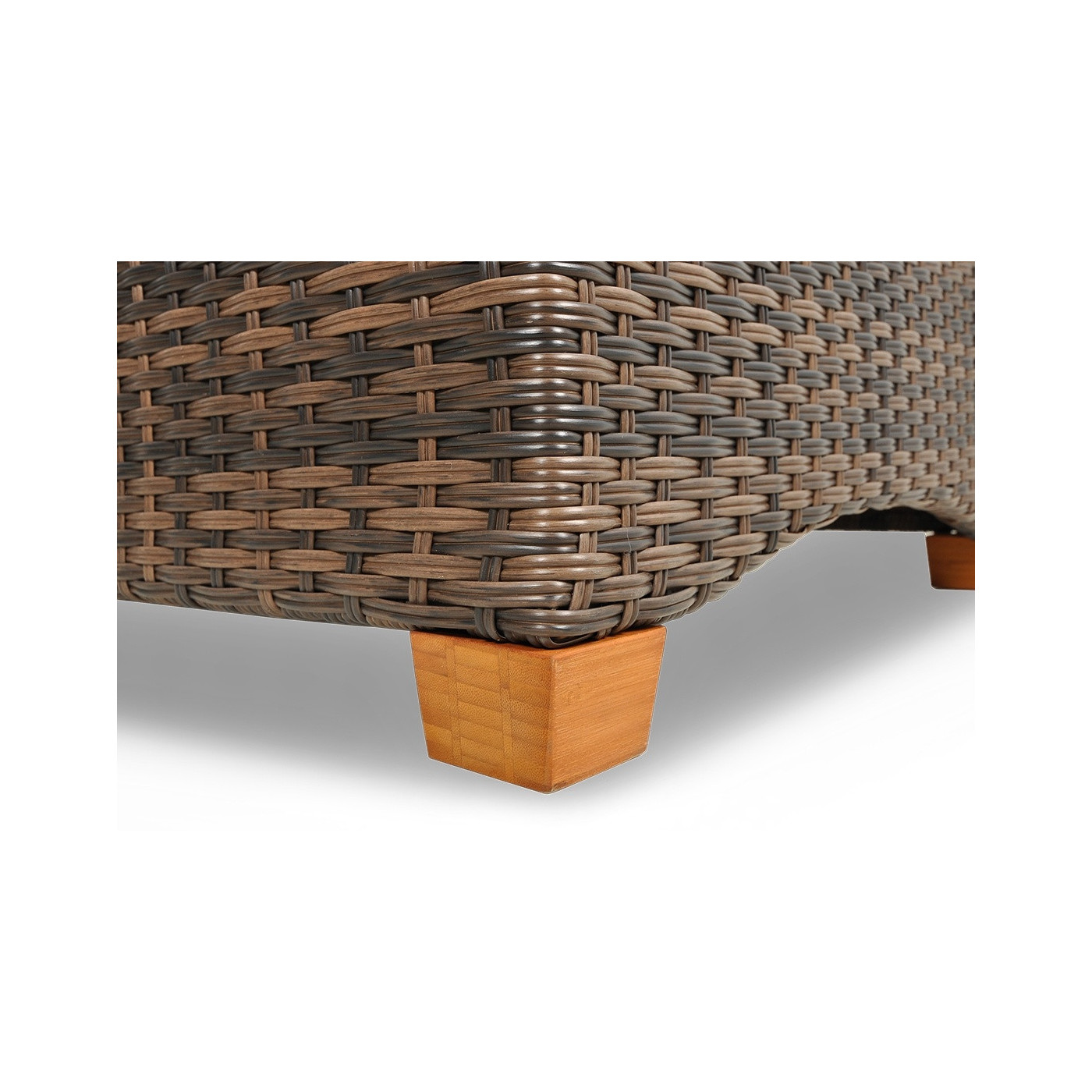 Naroznik technorattanowy Toledo Dining Brown