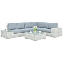 AVOCADO CORNER SOFA WHITE GREY