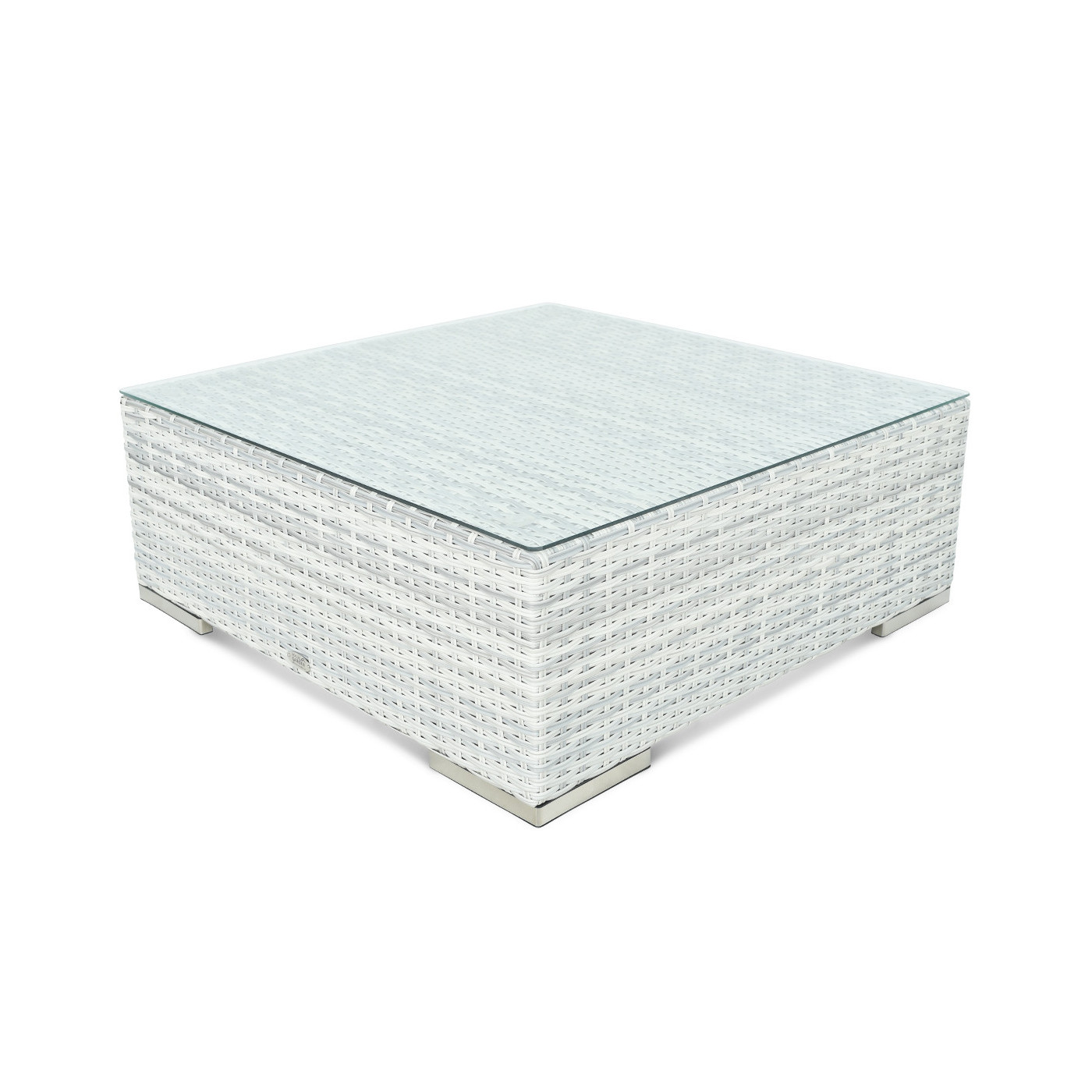 Narożnik technorattan Avocado White Grey