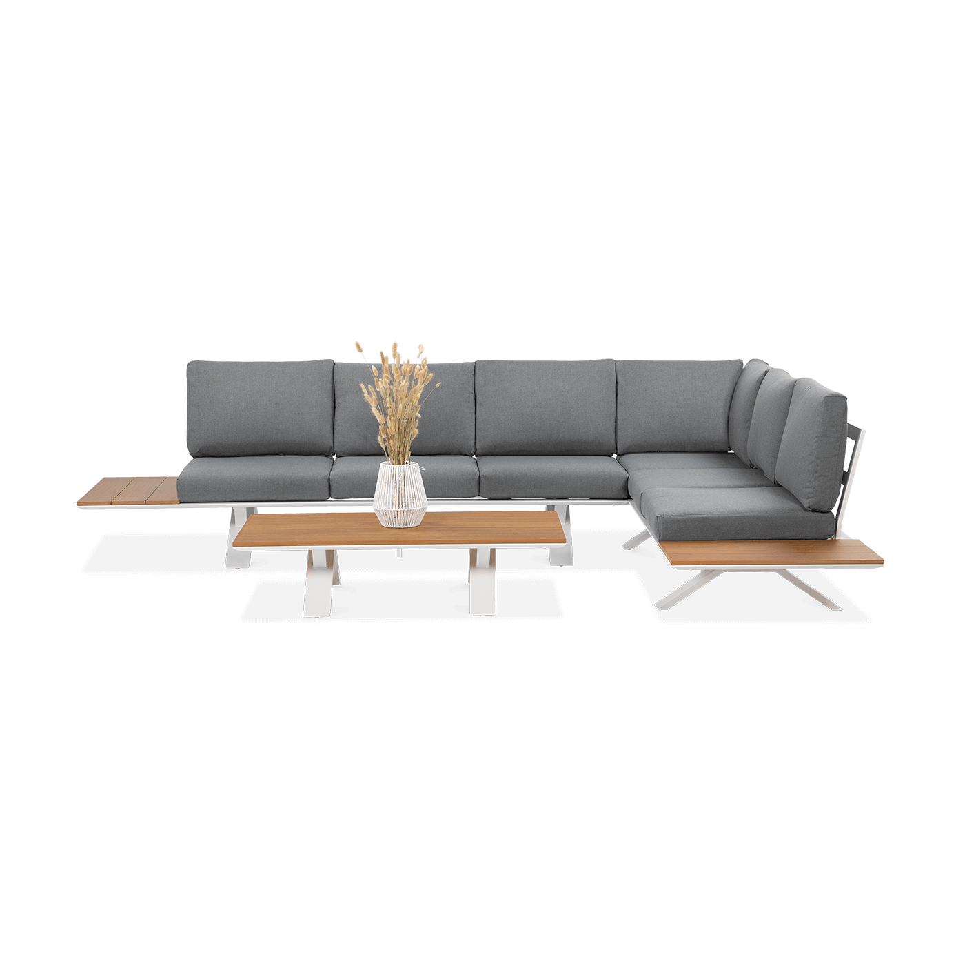 Front zestawu ogrodowego SORRENTO WOOD White