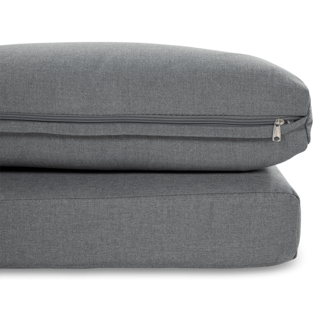 Zbliżenie na materiał narożnika ogrodowego SORRENTO WOOD White