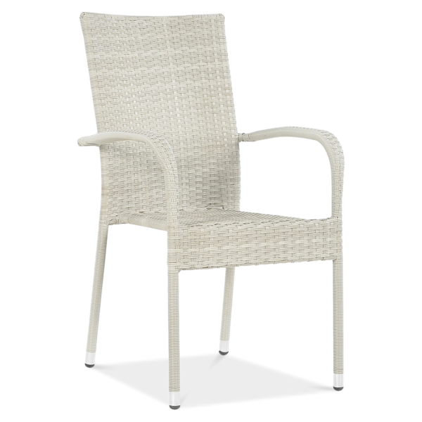 Krzesło z technorattanu FIESTA White