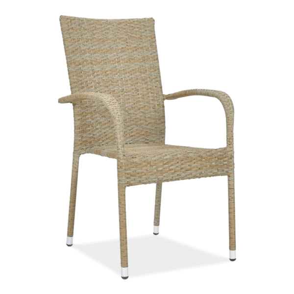 Krzesło technorattanowe Fiesta Beige