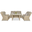 TRIVENTO III DINING SET BEIGE