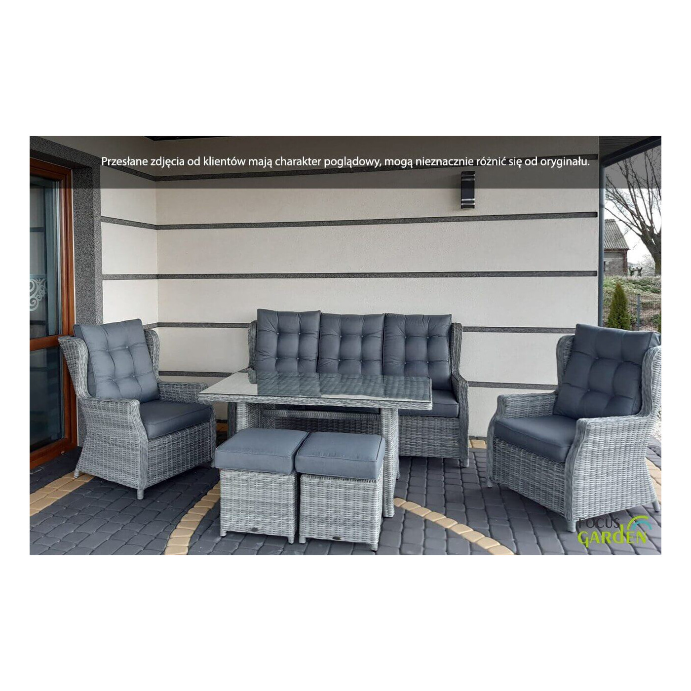 Meble technorattanowe Trivento Dining 3 Beige