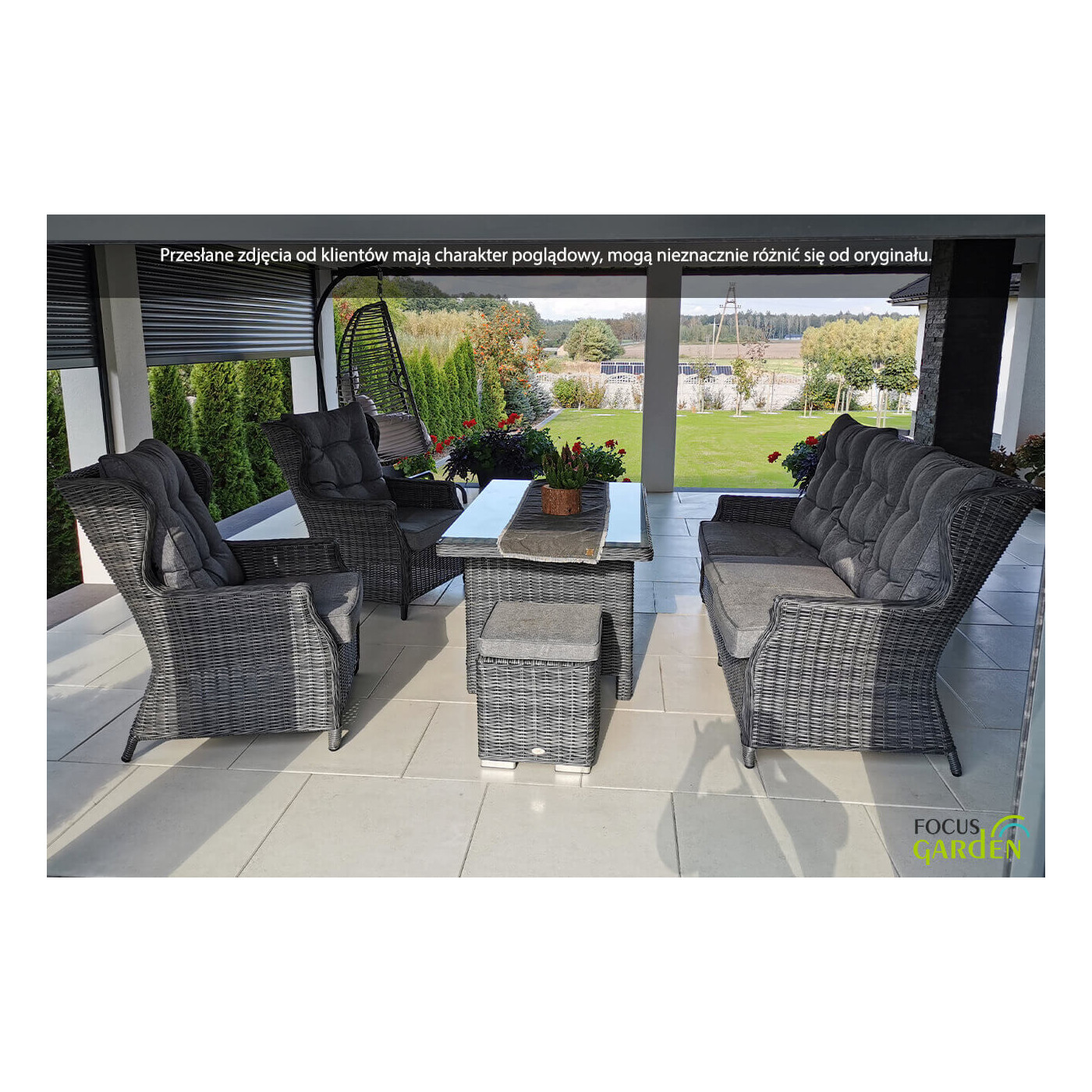 Meble technorattanowe Trivento Dining 3 Beige