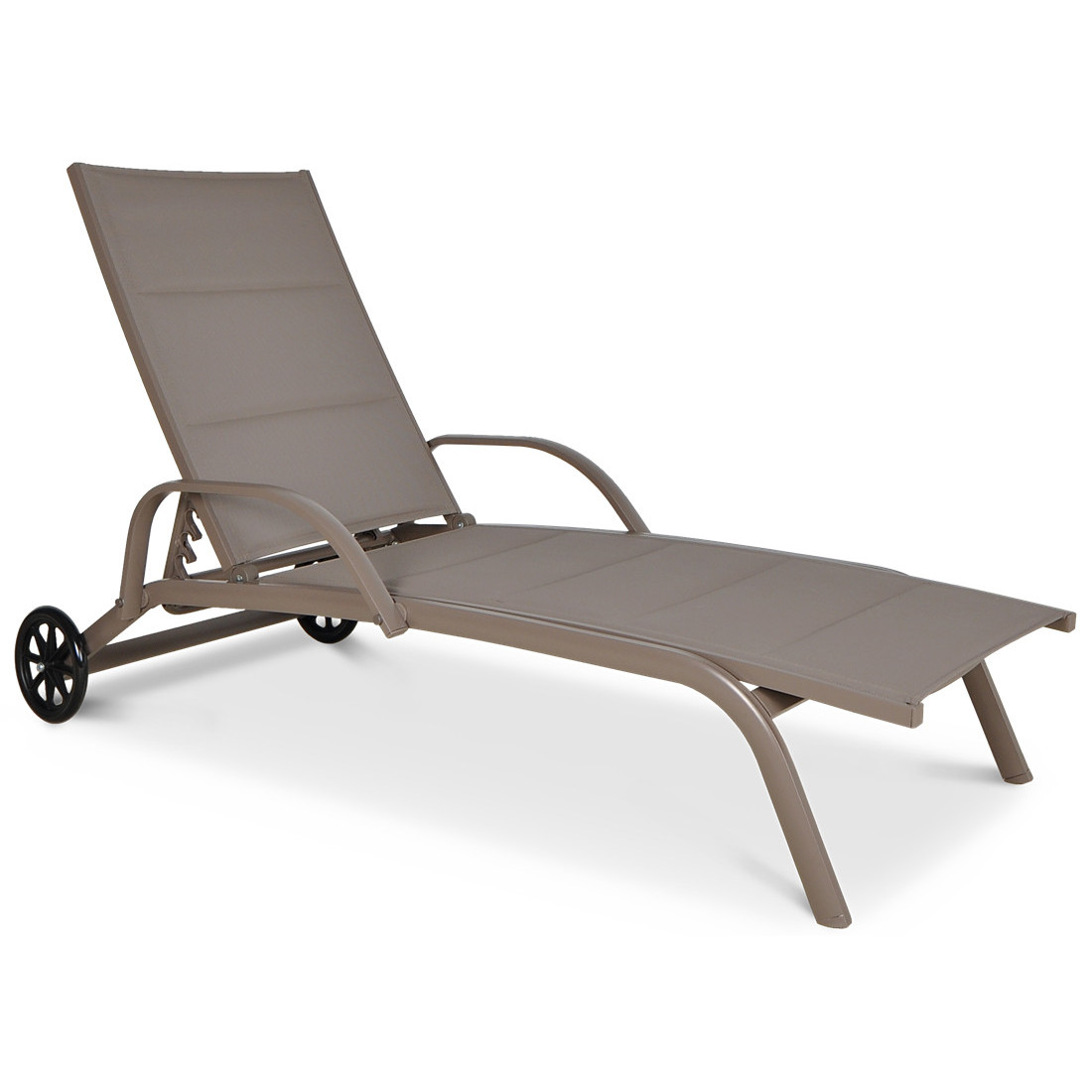 MAJORKA TAUPE DECK CHAIR
