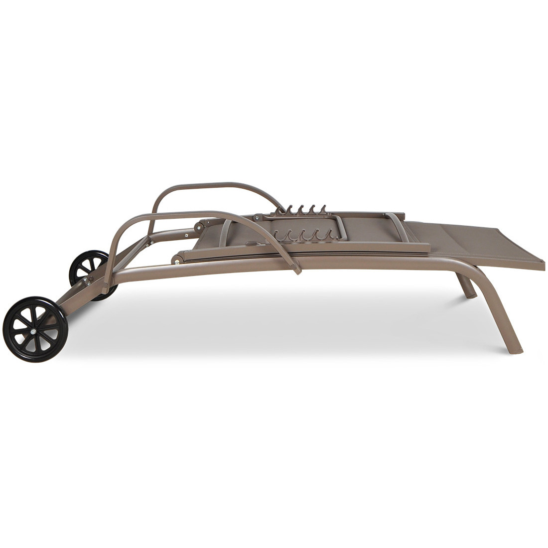 MAJORKA TAUPE DECK CHAIR