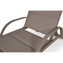 MAJORKA TAUPE DECK CHAIR