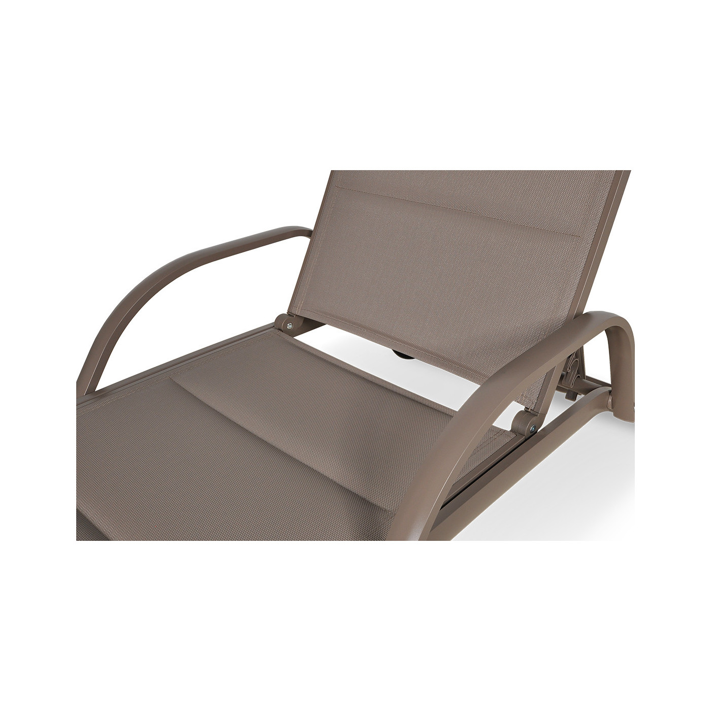 MAJORKA TAUPE DECK CHAIR
