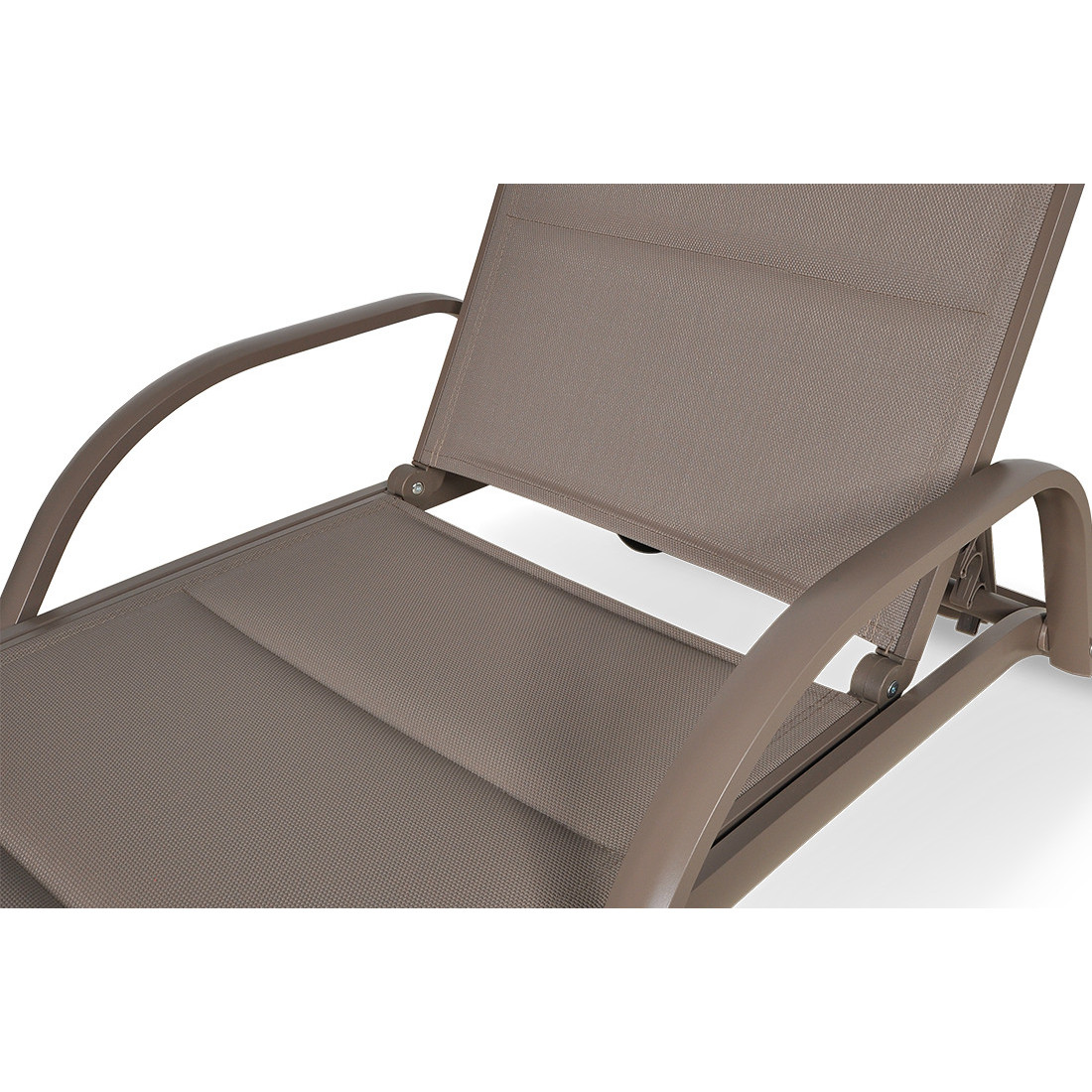 MAJORKA TAUPE DECK CHAIR