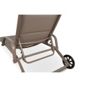 MAJORKA TAUPE DECK CHAIR