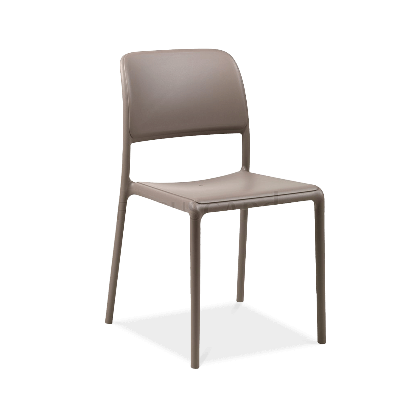 brązowe krzesło z oparciem na taras