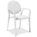 Krzesło ogrodowe Nardi Palma Bianco