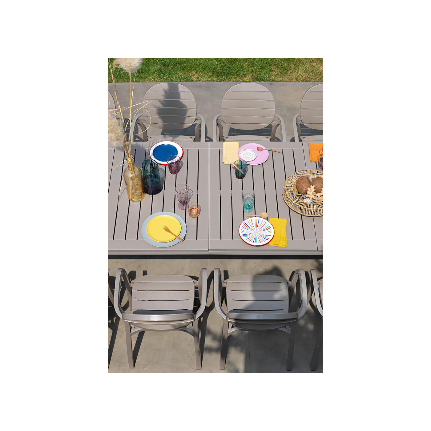 Krzesło ogrodowe Nardi Palma Bianco