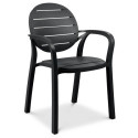 Krzesło ogrodowe Nardi Palma - Antracyt