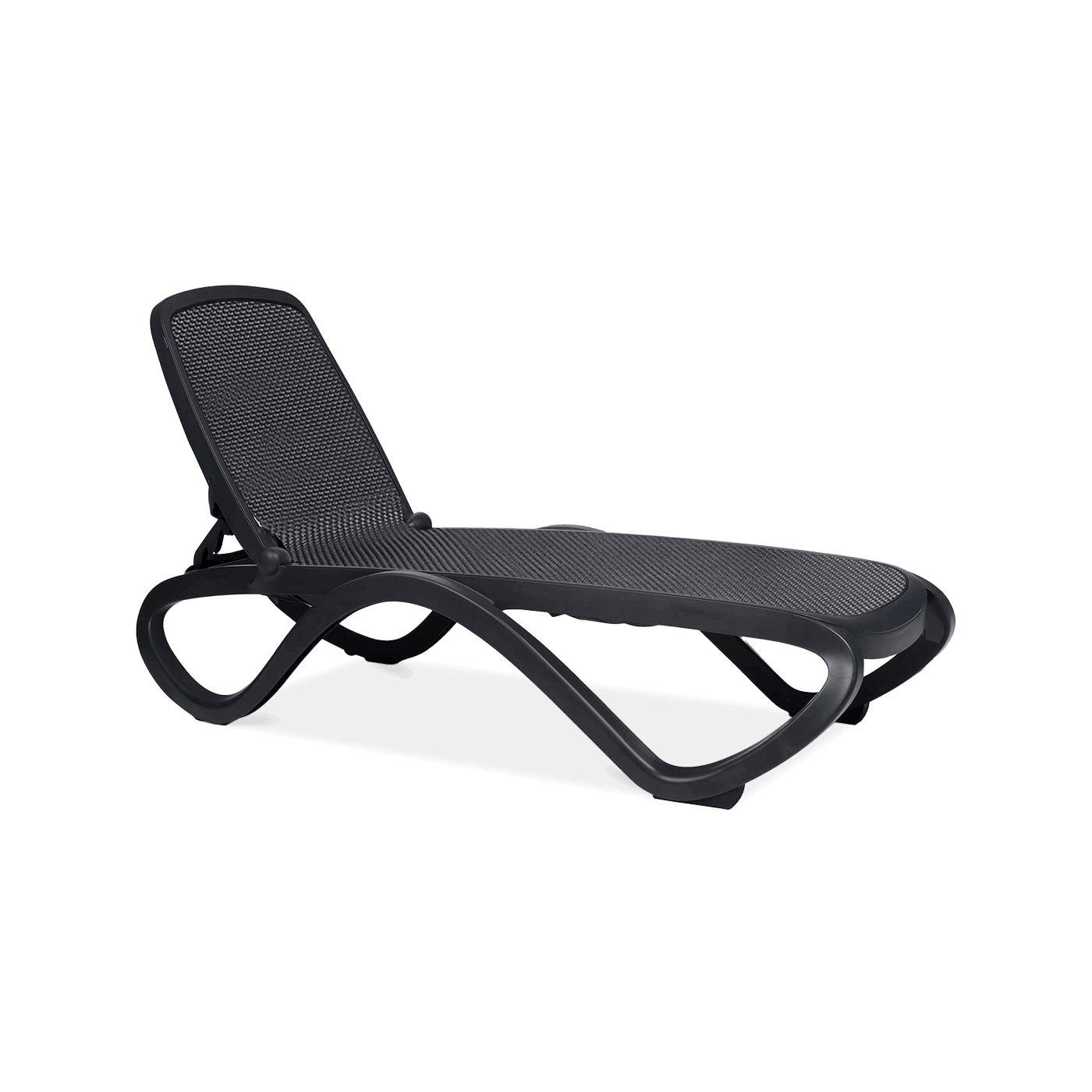 OMEGA ANTHRACITE DECK CHAIR ANTHRACITE WEAVE