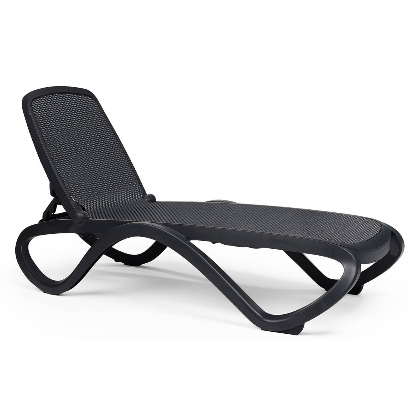 OMEGA ANTHRACITE DECK CHAIR ANTHRACITE WEAVE