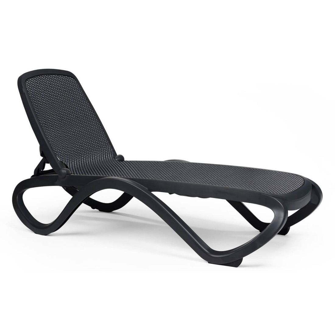 OMEGA ANTHRACITE DECK CHAIR ANTHRACITE WEAVE