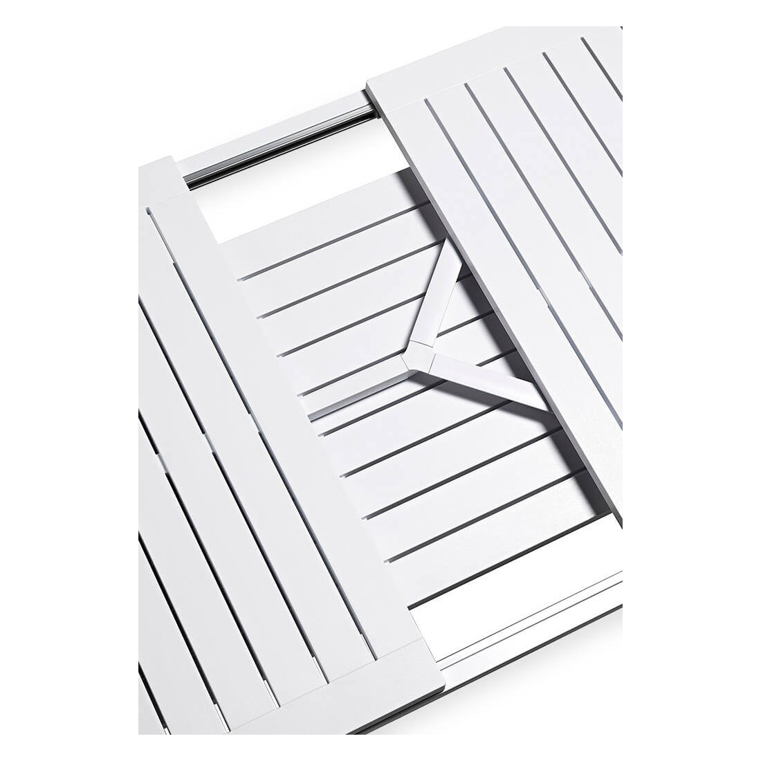 ALLORO 210-280 WHITE TORTORA TABLE