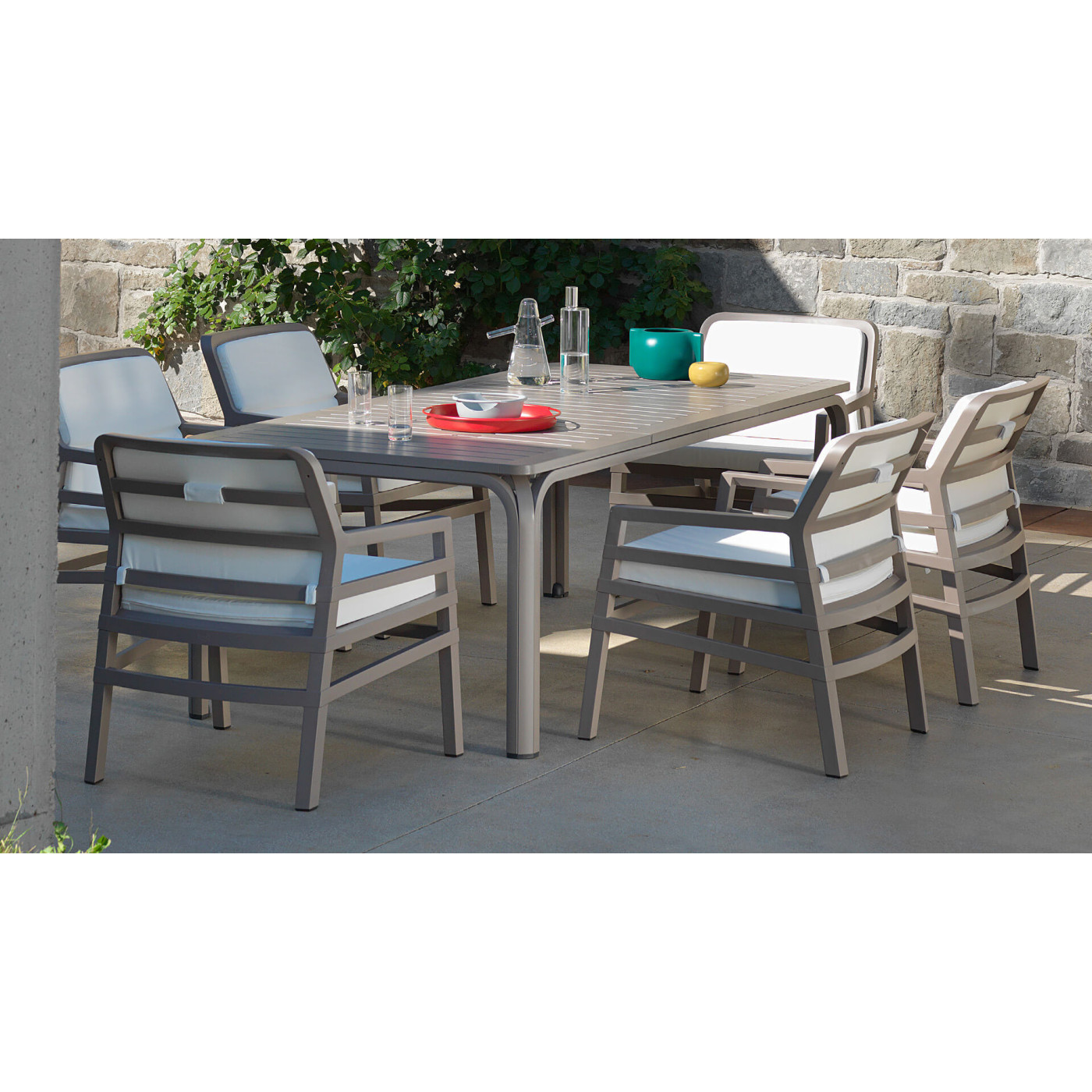 ALLORO 210-280 STÓŁ BIANCO TORTORA