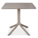 Stół ogrodowy Nardi ClipX 80 Tortora