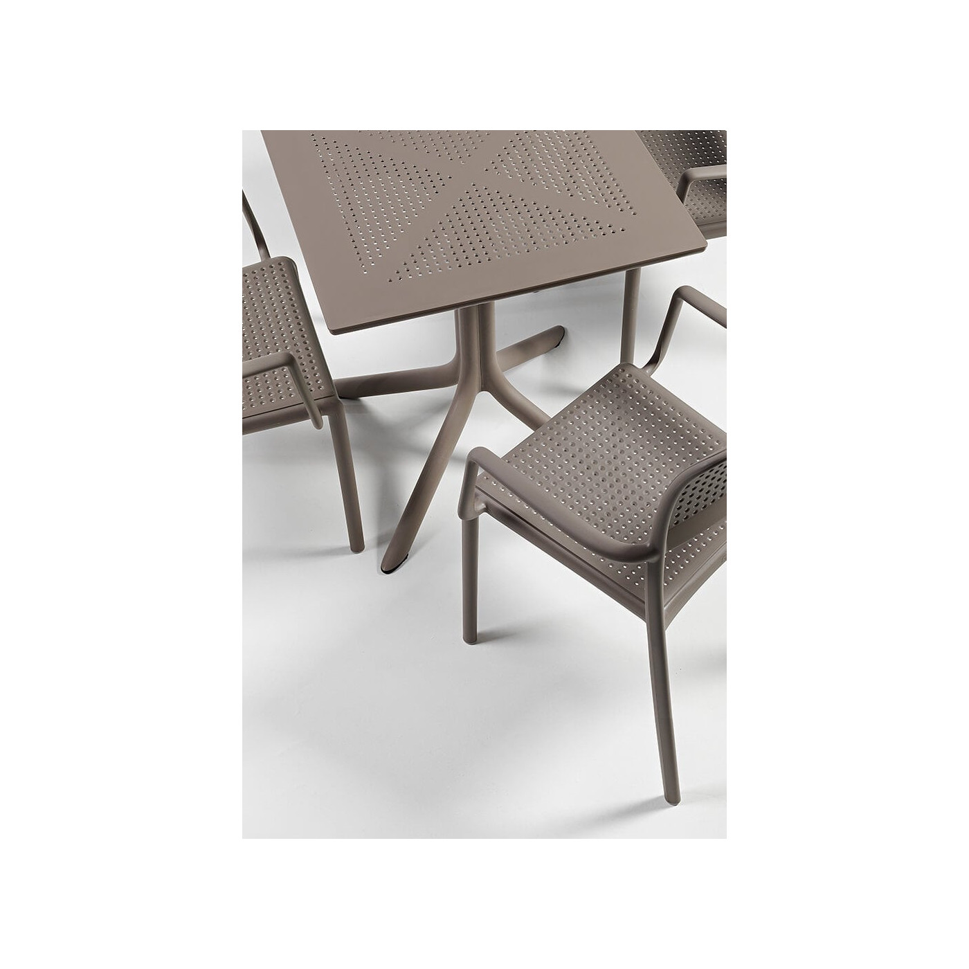 Stół Nardi Clipx 80 Bianco