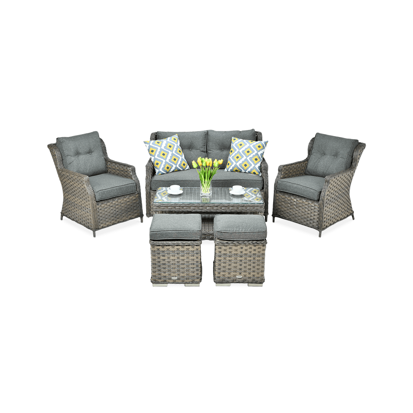 TRIVENTO II SET + MELANGE PUFFS