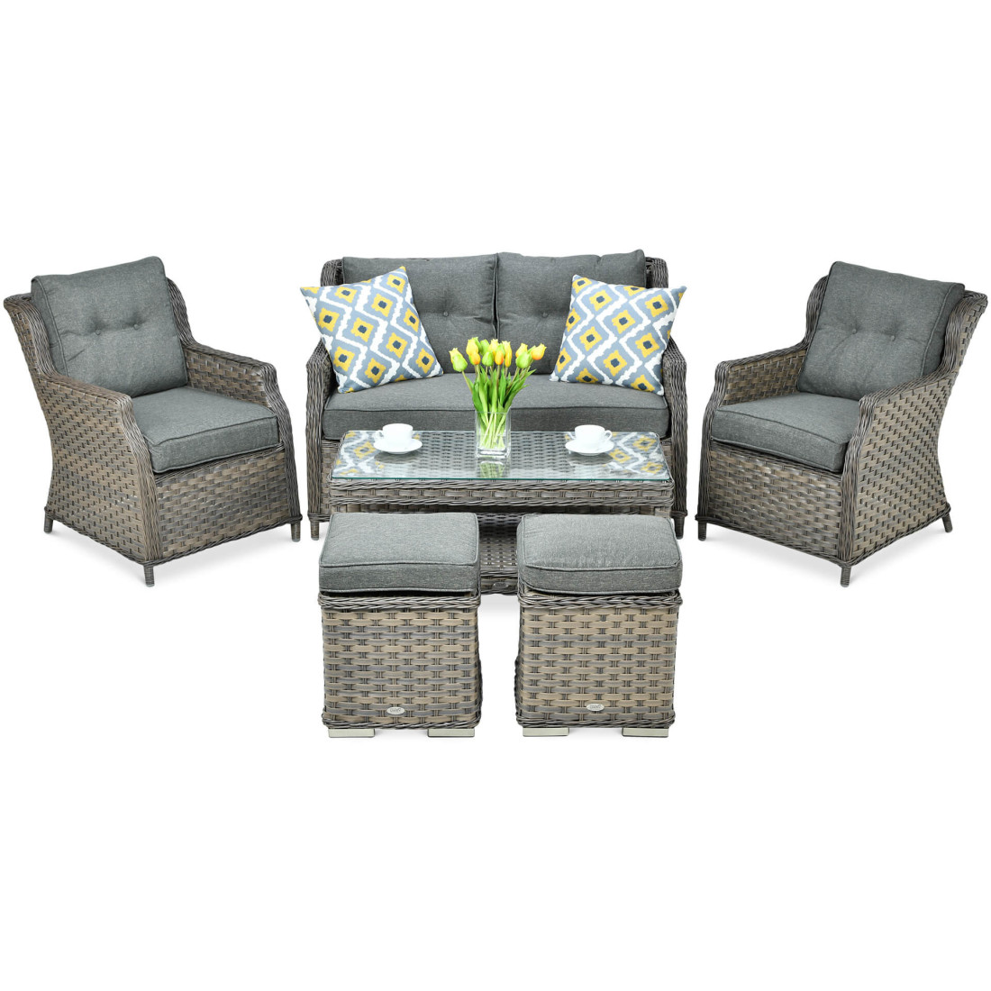 TRIVENTO II SET + MELANGE PUFFS