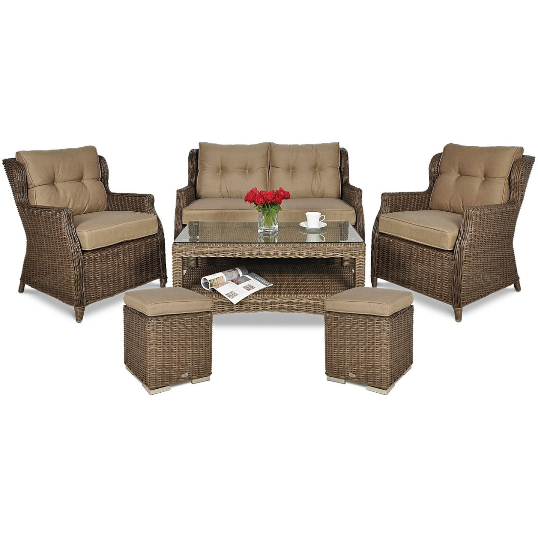 TRIVENTO II SET + BROWN PUFFS