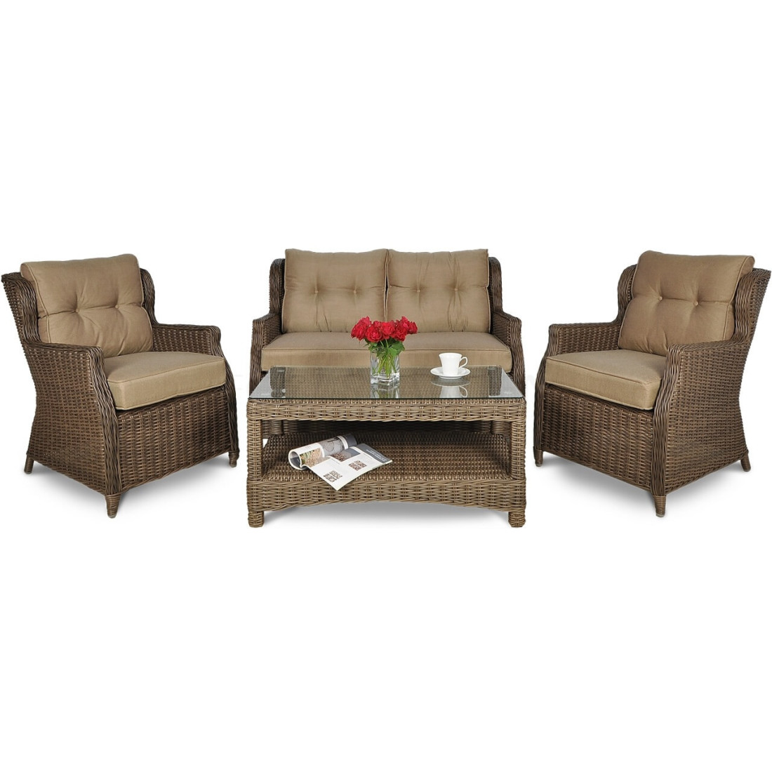 TRIVENTO II SET + BROWN PUFFS