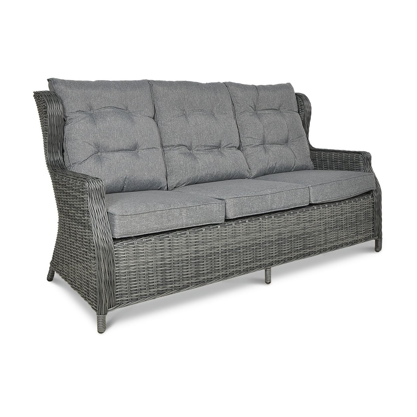 TRIVENTO III ZESTAW+PUFY DARK GREY