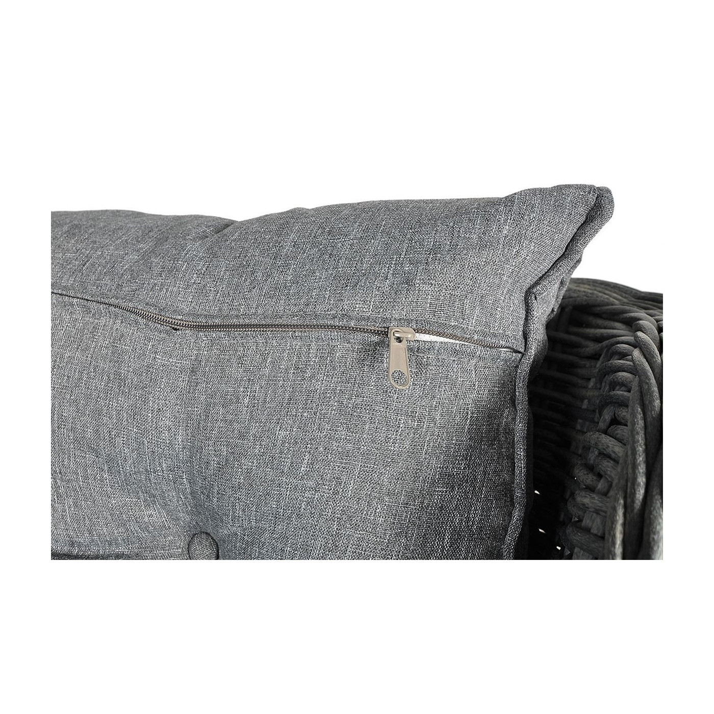 TRIVENTO III ZESTAW+PUFY DARK GREY