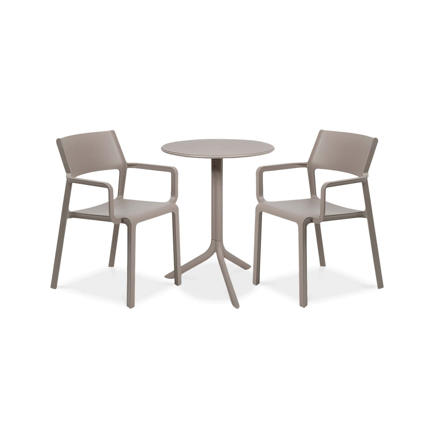 zestaw mebli balkonowych brązowych 