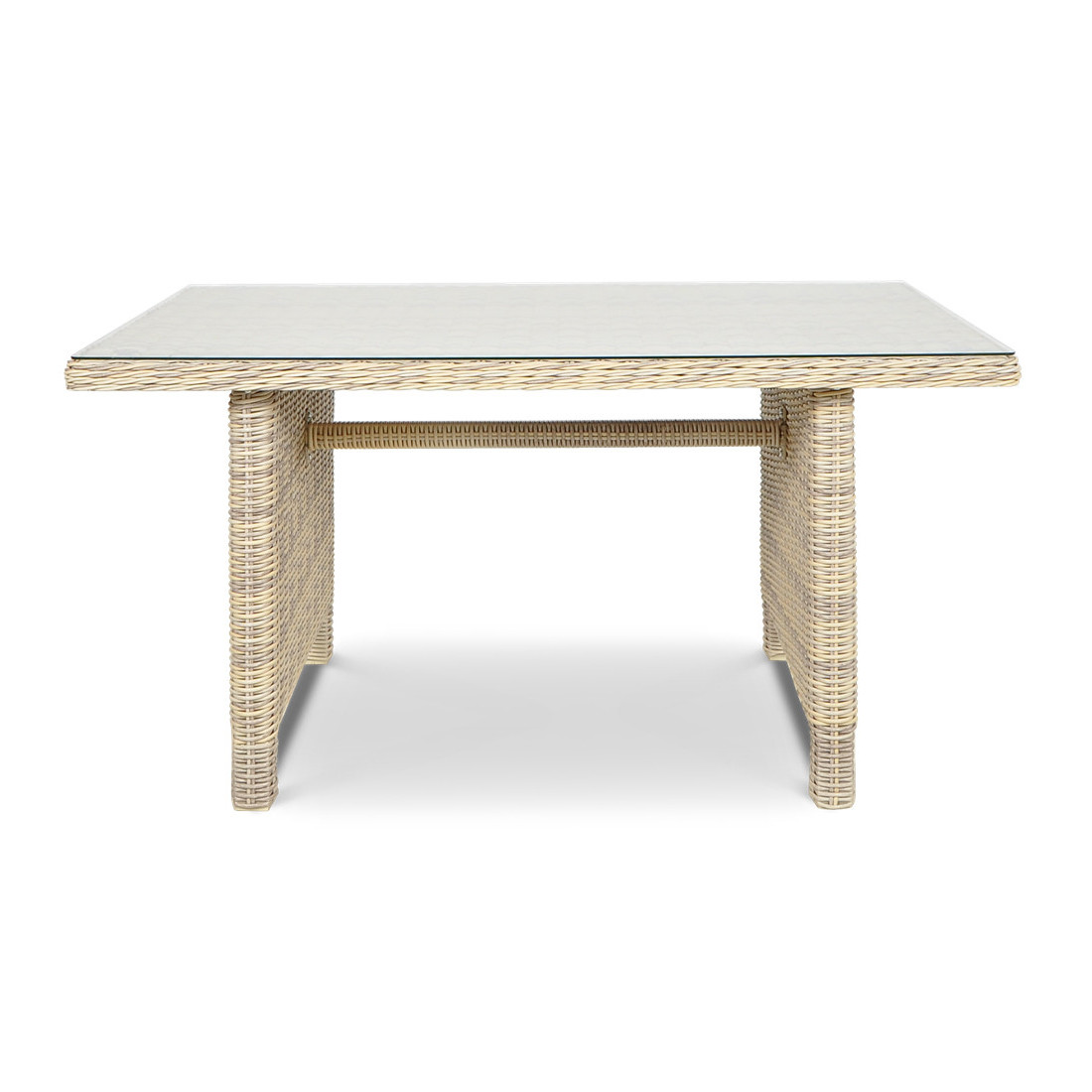 TRIVENTO III DINING ZESTAW+PUFY BEIGE