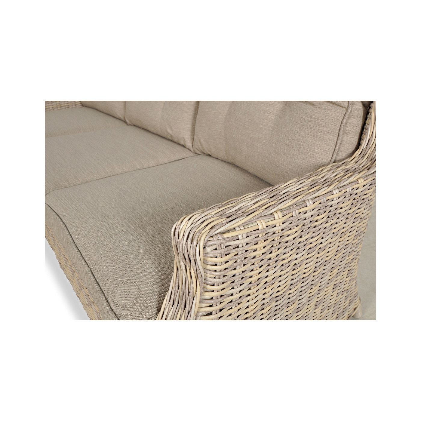 TRIVENTO III DINING ZESTAW+PUFY BEIGE