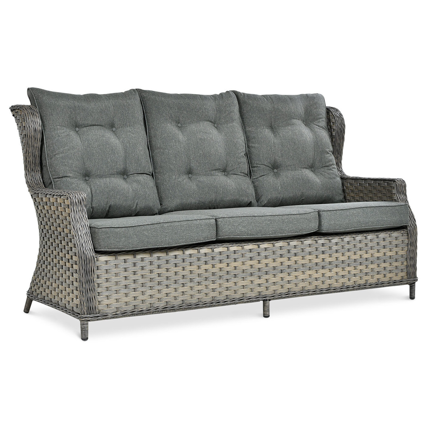 TRIVENTO III DINING SET + MELANGE PUFFS