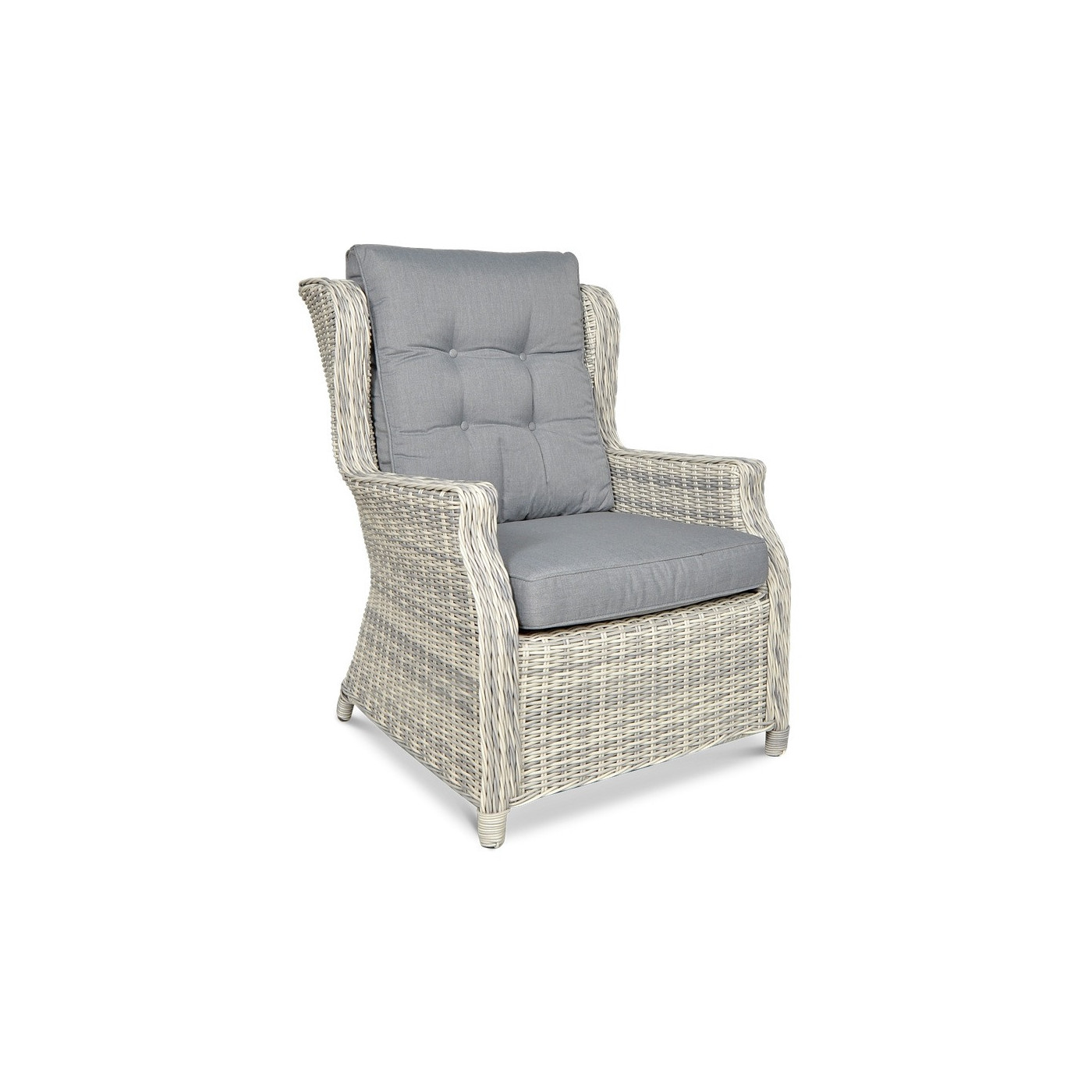 TRIVENTO III DINING ZESTAW WHITE GREY