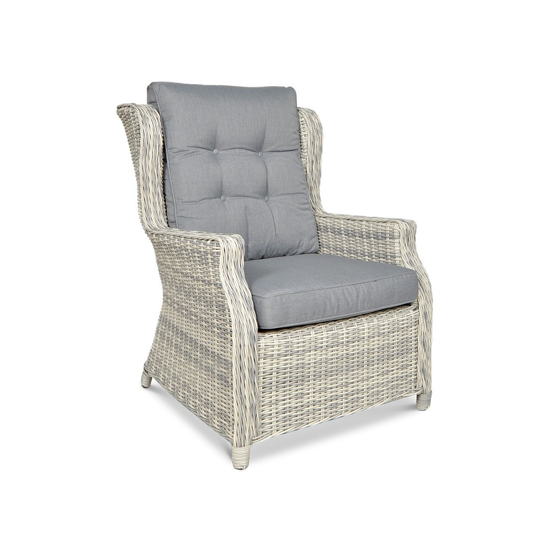 TRIVENTO III DINING ZESTAW WHITE GREY