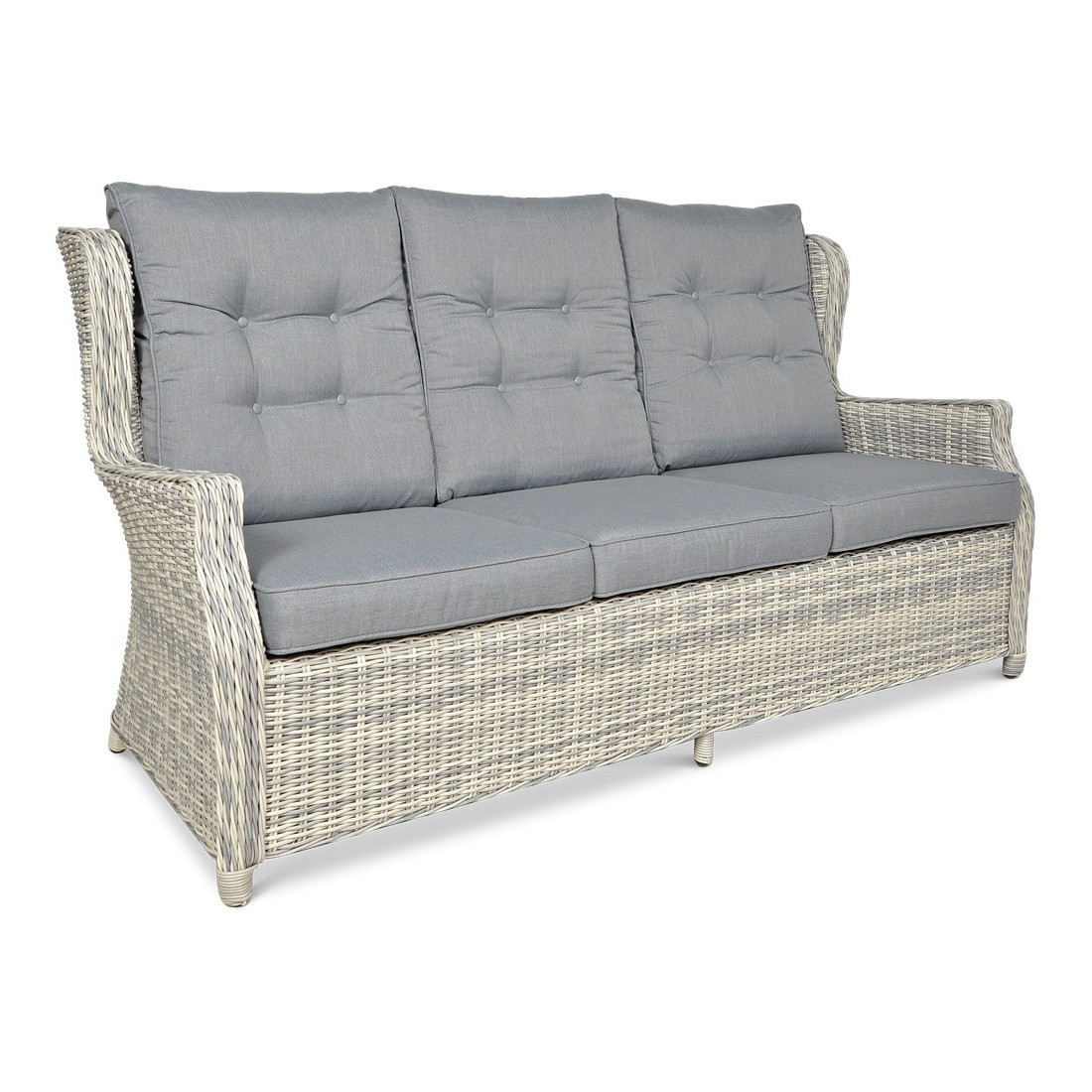 TRIVENTO III DINING SET WHITE GREY