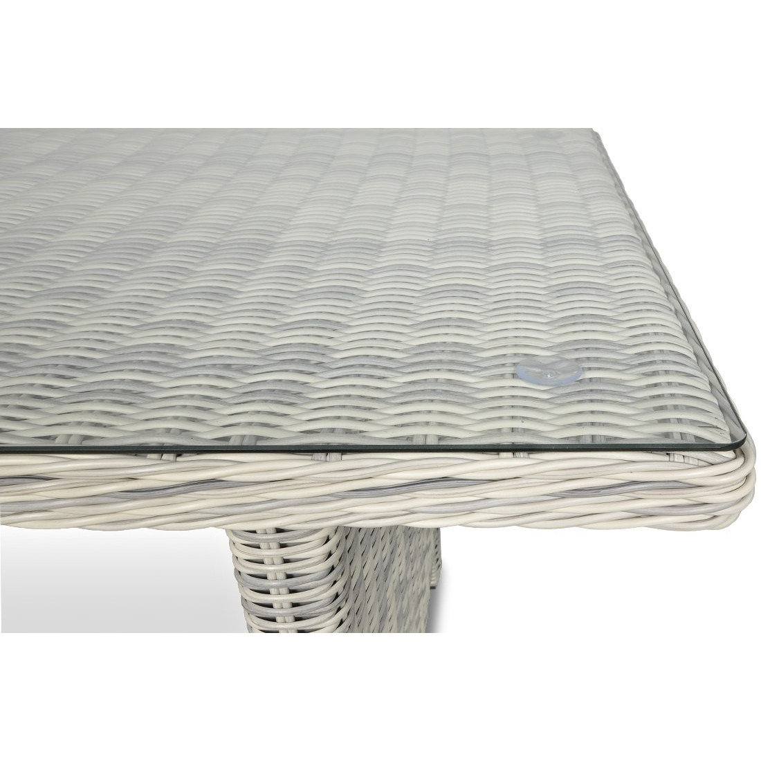 TRIVENTO III DINING SET WHITE GREY