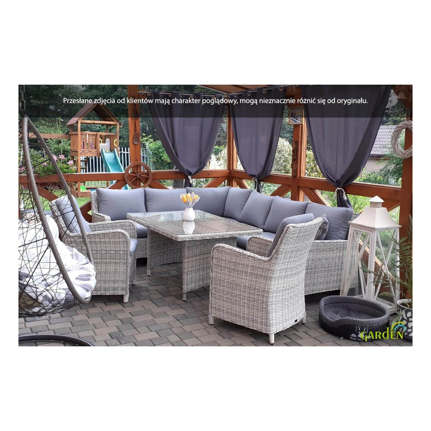 MARYLAND DINING CORNER WHITE GREY