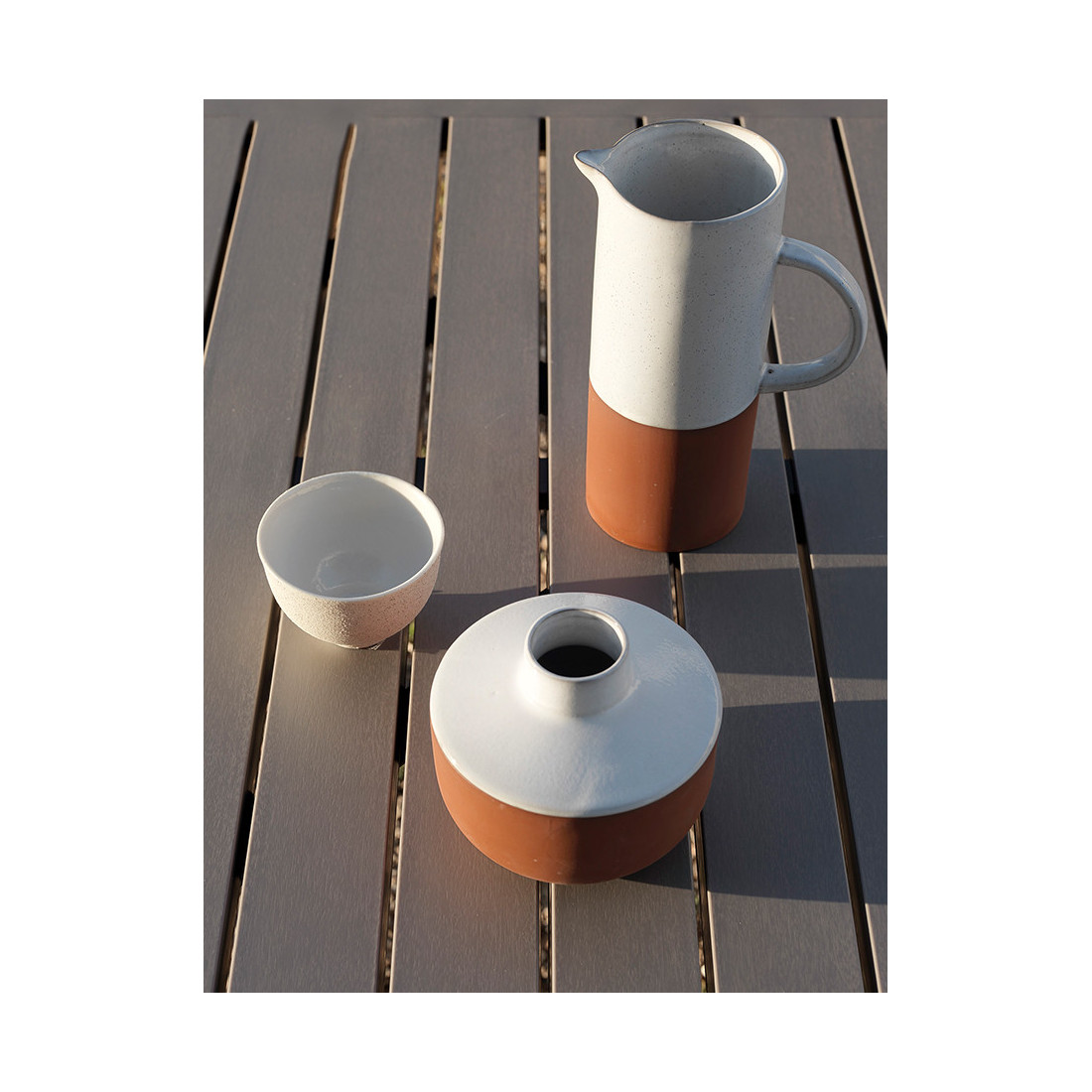 Zestaw ogrodowy Nardi Palma Alloro 8140 Bianco Tortora