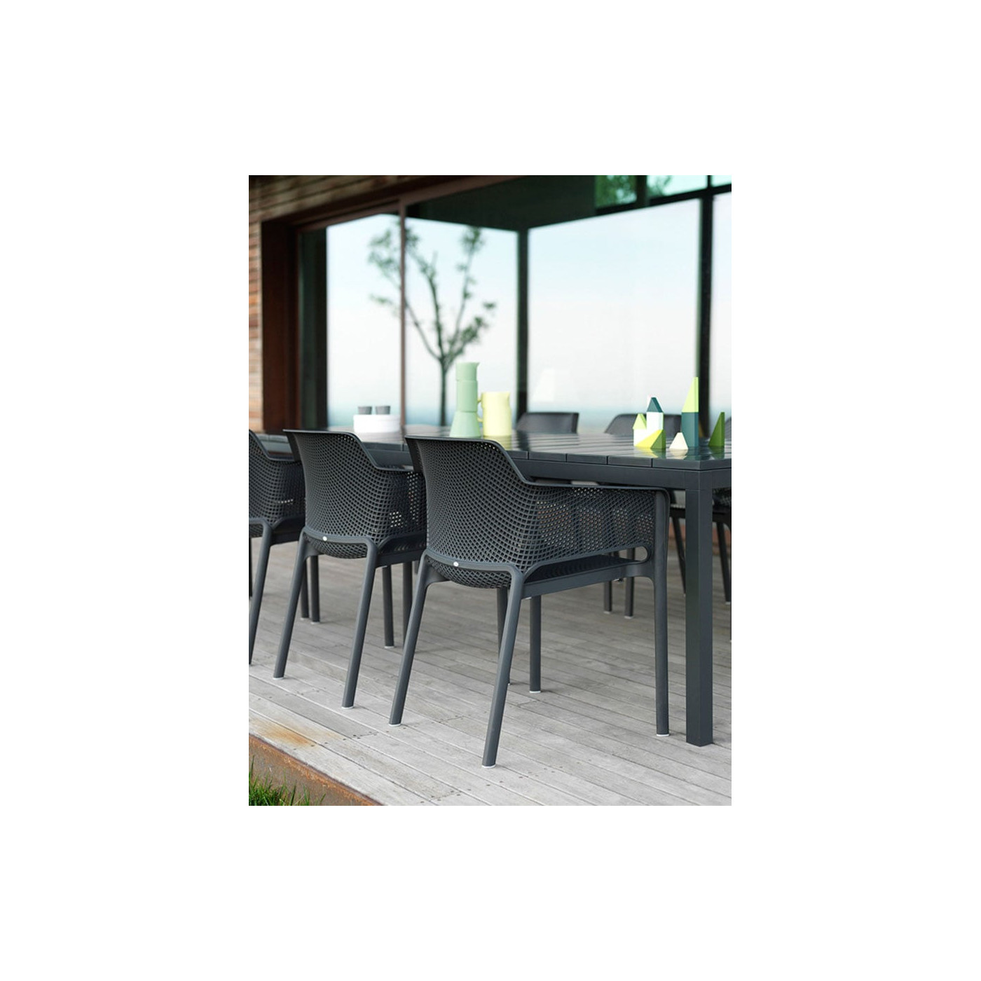 NET/RIO 8/140 ANTHRACITE SET