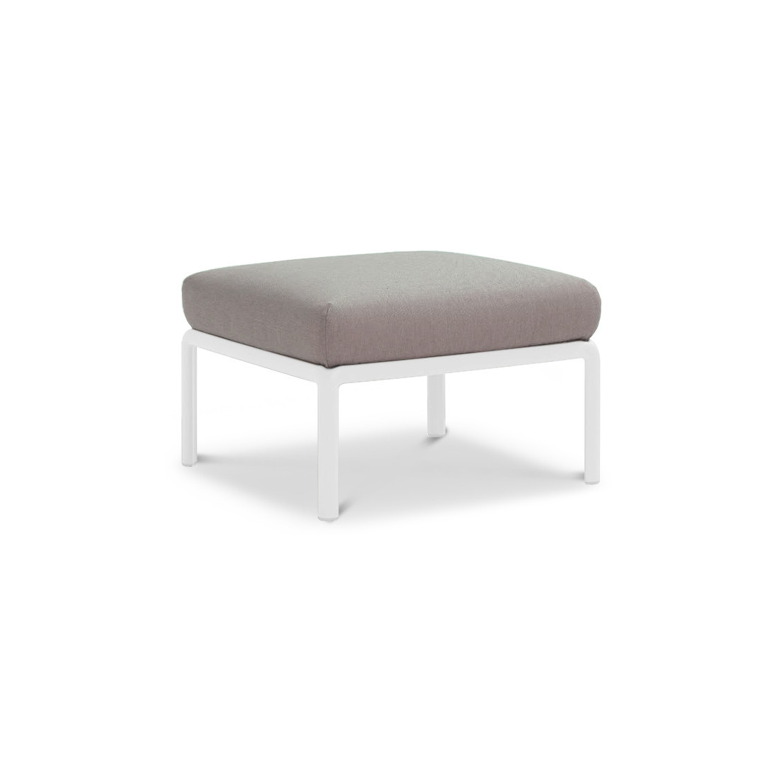 KOMODO 5 CORNER SOFA BIANCO GRIGIO + BIANCO COFFEE TABLE