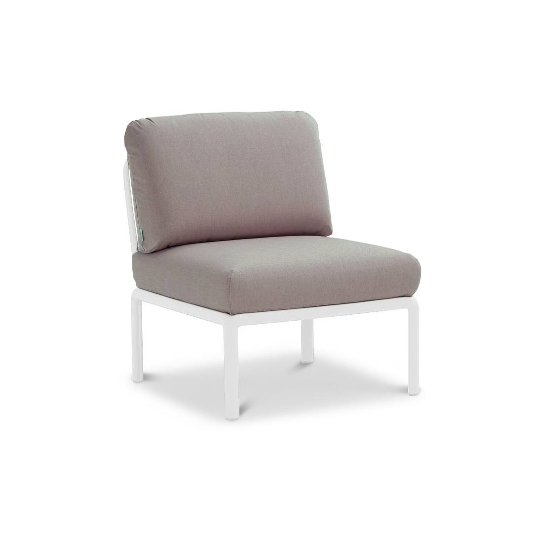 KOMODO 5 CORNER SOFA BIANCO GRIGIO + BIANCO COFFEE TABLE