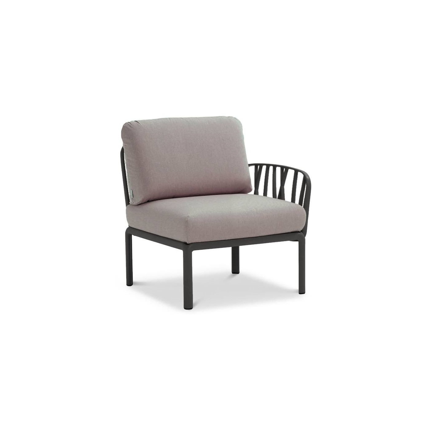 KOMODO 5 CORNER ANTHRACITE GREY + ANTHRACITE TABLE