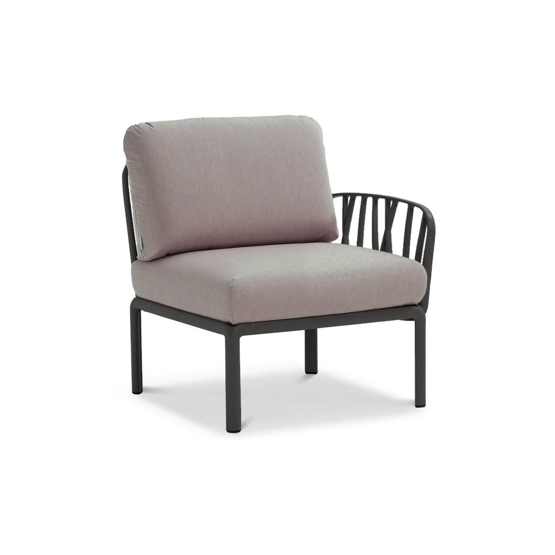 KOMODO 5 CORNER ANTHRACITE GREY + ANTHRACITE TABLE