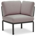 KOMODO 5 CORNER ANTHRACITE GREY + ANTHRACITE TABLE