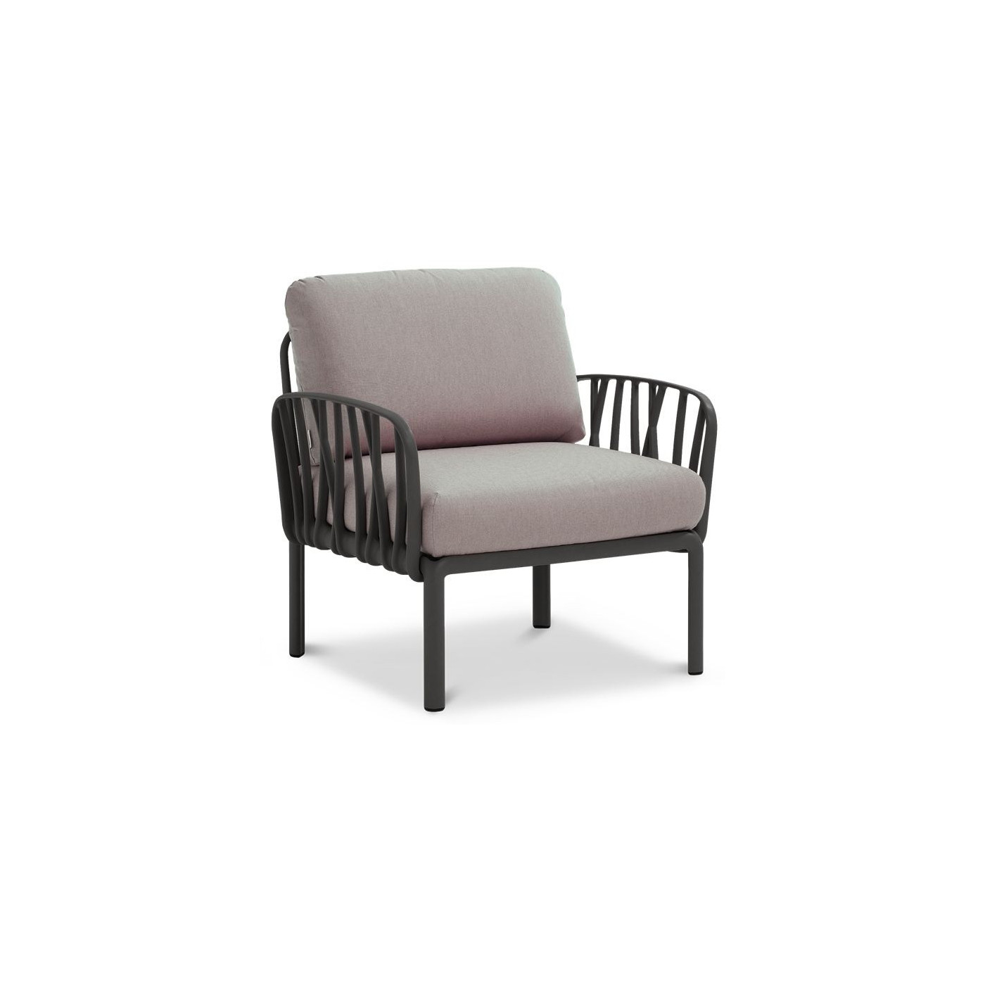 KOMODO 5 CORNER ANTHRACITE GREY + ANTHRACITE TABLE